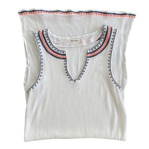 Marine Layer Chessie Embroidered Beach Tunic